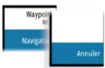 SIMRAD NSO evo3S - Arrêt de la navigation vers un waypoint MOB - 1
