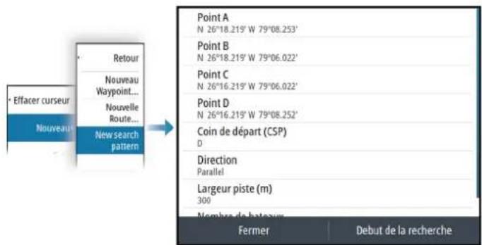 SIMRAD NSO evo3S - Réglage de la zone de recherche - 1