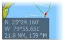 SIMRAD NSO evo3S - Affichage des informations sur les éléments de la carte - 1