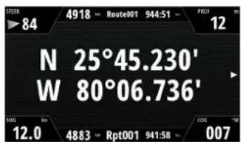 SIMRAD NSO evo3S - Fenêtre Nav - 2