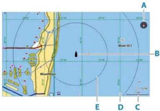 SIMRAD NSO evo3S - Fenêtre de carte - 1