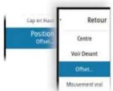SIMRAD NSO evo3S - Offset du centre PPI - 1