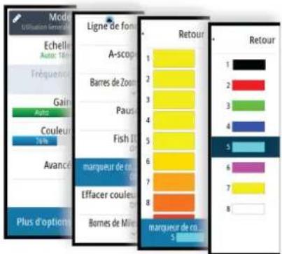 SIMRAD NSO evo3S - Modification des couleurs - 1