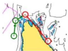 SIMRAD NSO evo3S - Exemples d'Autorouting Dock-to-dock et d'Easy Routing - 2