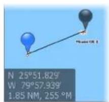 SIMRAD NSO evo3S MPU - Affichage des informations sur les éléments de la carte - 3