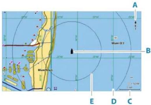 SIMRAD NSO evo3S MPU - Fenêtre de carte - 1