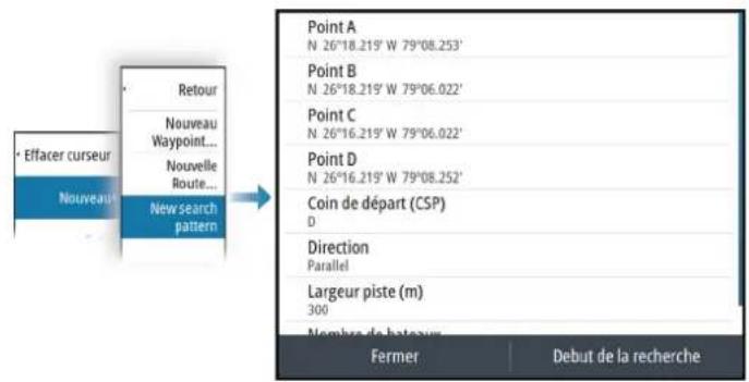 SIMRAD NSO evo3S MPU - Réglage de la zone de recherche - 1