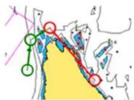 SIMRAD NSO evo3S MPU - Exemples d'Autorouting Dock-to-dock et d'Easy Routing - 2