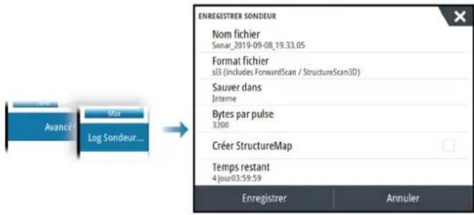 SIMRAD NSO evo3S MPU - Enregistrement des données de sondeur - 1