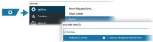 SIMRAD NSO evo3S MPU - Fonction Recherche en mer et sauvetage (SAR) - 1