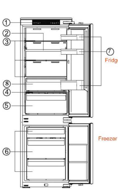 HISENSE RB3B250NEWE1 - Description of the appliance - 1