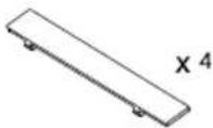 HISENSE RB3B250NEWE1 - ELENCO DELLE PARTI (pacchetto accessori) - 3