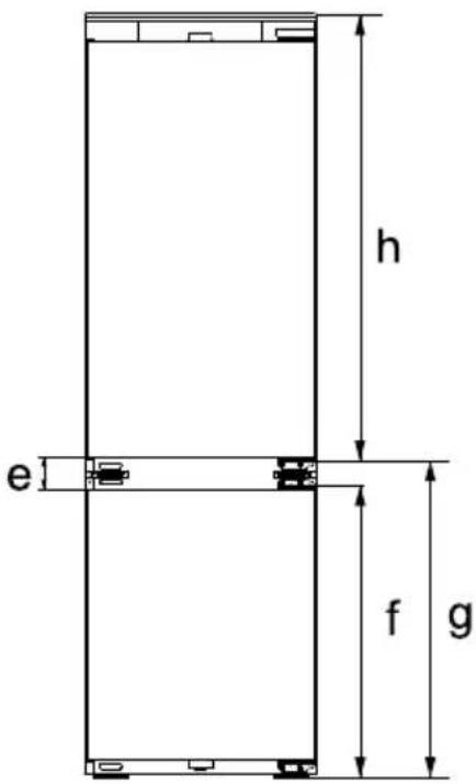 HISENSE RB3B250NEWE1 - Einbau-Kühl-/Gefrierkombination - 3