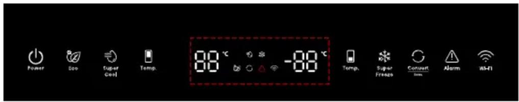 HISENSE RB3B250NEWE1 - Controles de la Pantalla - 1