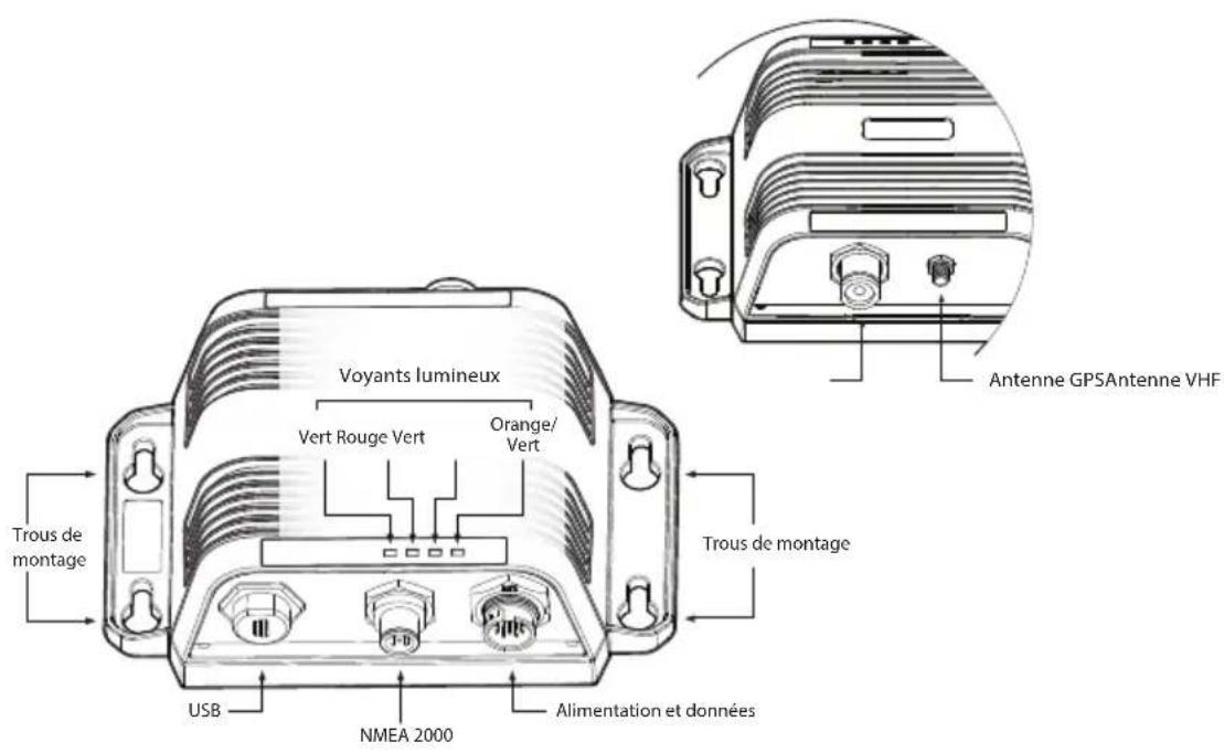 SIMRAD NAIS-500 - Câble d'alimentation et de données - 1