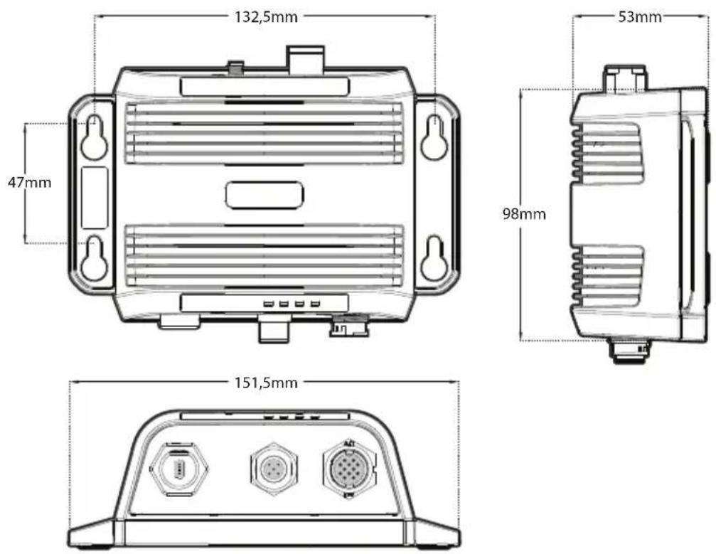 SIMRAD NAIS-500 - Étape n° 1 – Installation du récepteur/transmetteur AIS NAIS-500 - 1
