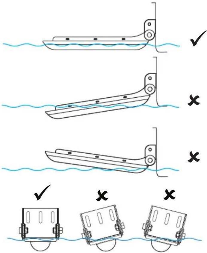 SIMRAD SideScan & 3-In-1 - Angle de la sonde - 1