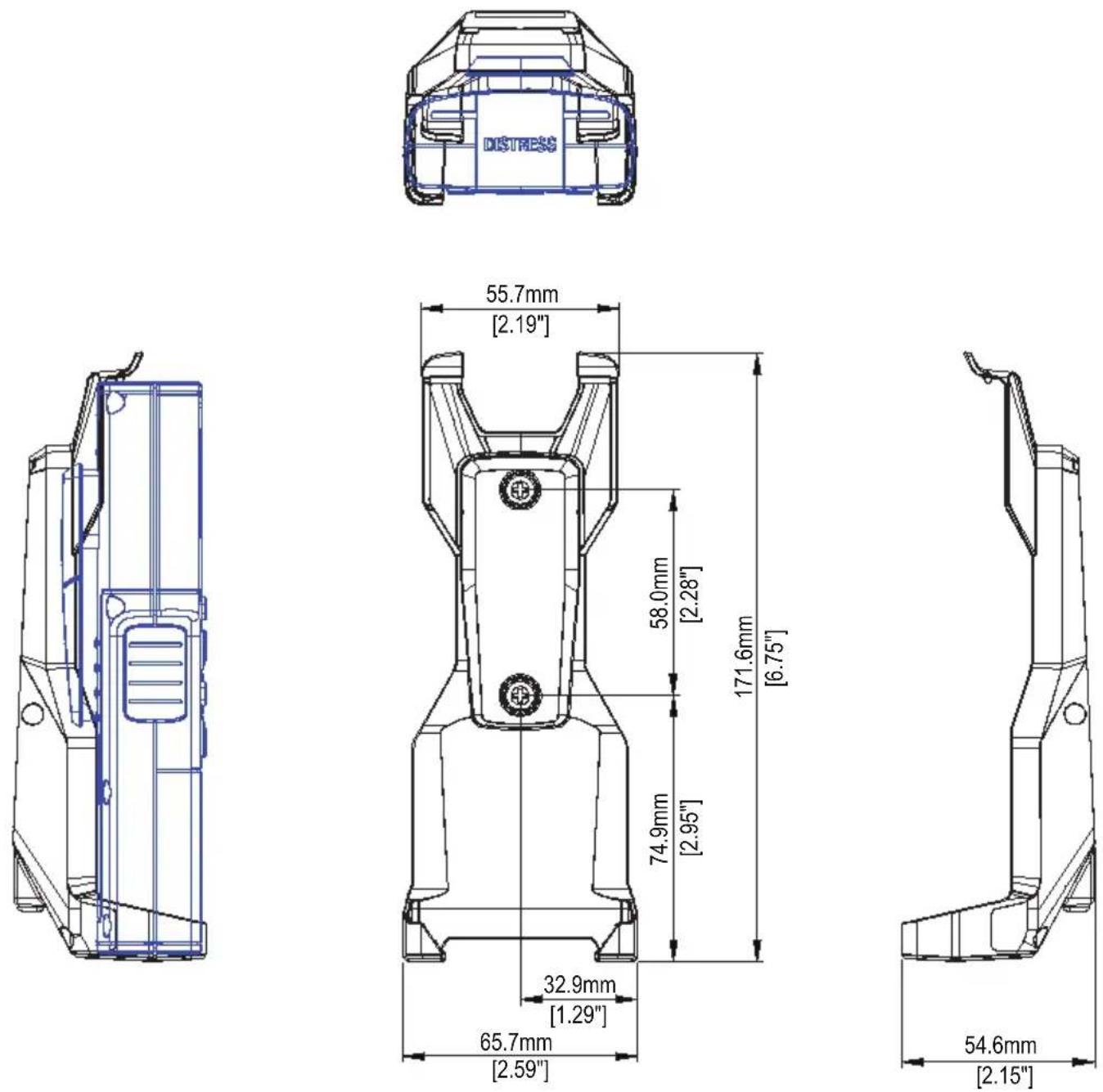 SIMRAD RS40 - Diagrammes dimensionnels - 2