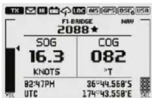 SIMRAD RS100-B - Fonction de navigation (NAV) - 1