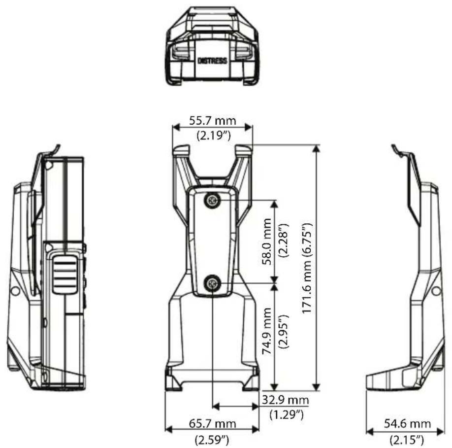 SIMRAD RS100-B - Schémas cotés - 4