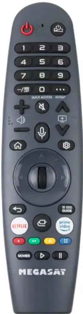 MEGASAT Royal Line 24 Premium - Télécommande Magic - 1