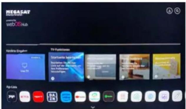 MEGASAT Royal Line 24 Premium - Smart-TV Startseite - 1