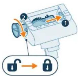 PHILIPS 5000 Series XC5043 - Entretien de la mini-brosse Turbo (XC5141 et XC5142 uniquely) - 2