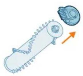PHILIPS 5000 series XC5041 - Intretinerea capului de aspirare - 3