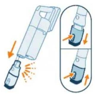 PHILIPS 5000 series XC5041 - Using the crevice tool - 3