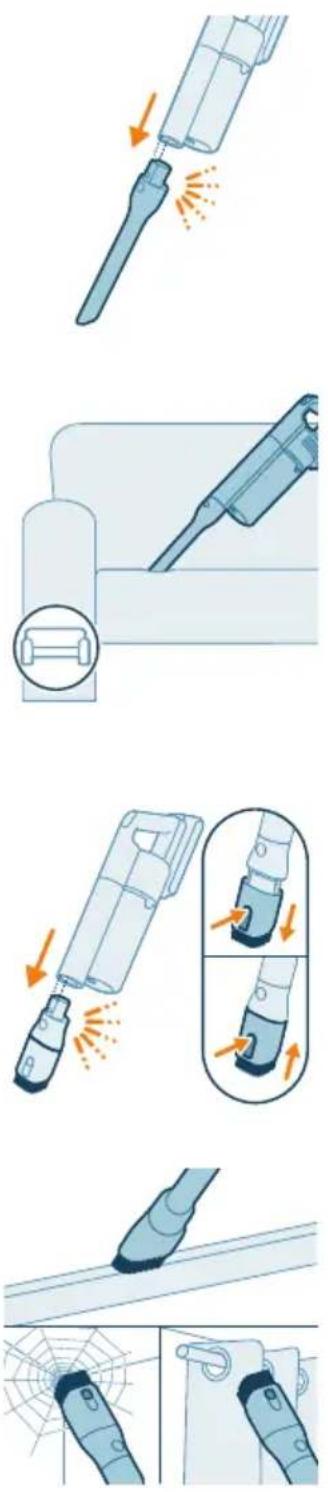 PHILIPS 5000 series XC5141 - Uporaba nastavka - 4