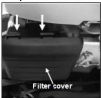 Anova CC251TE - NETTOYER LE FILTRE À AIR DU MOTEUR - 1