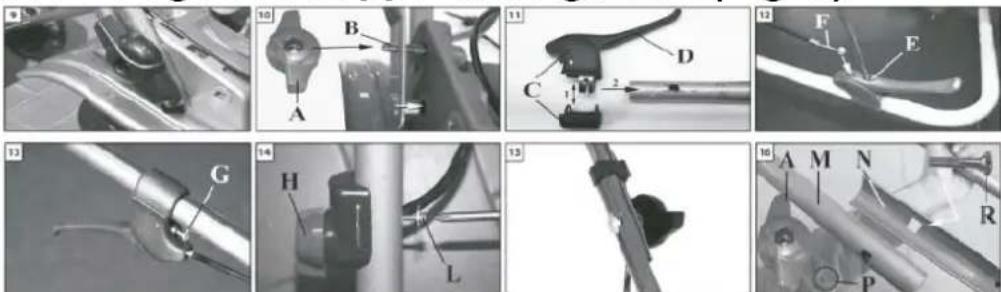 Anova MC52 - Assemblage des supports de guidon (Fig. 9) - 1
