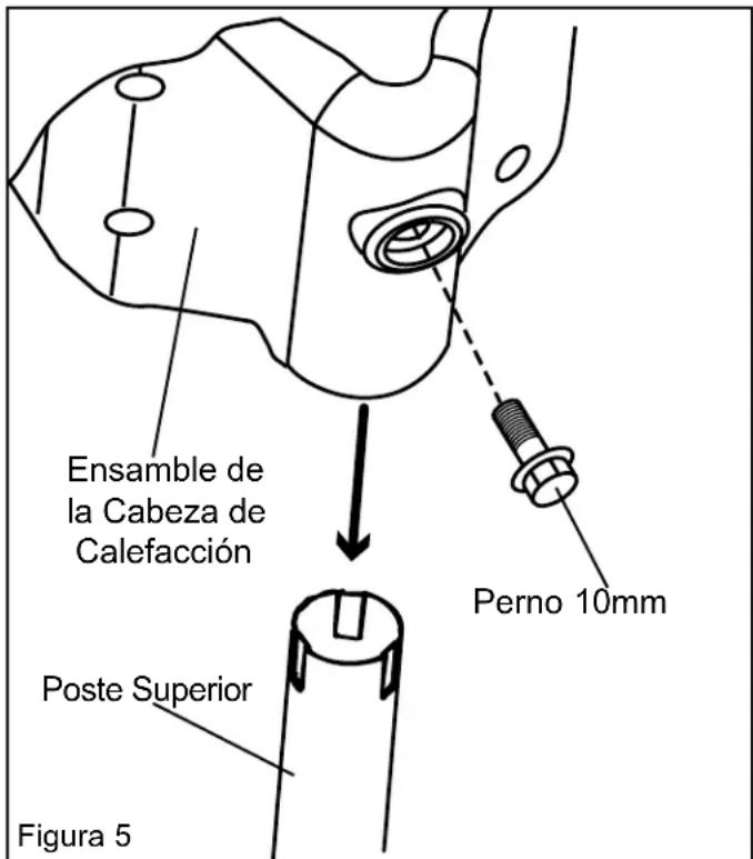 Master SSR-822R-IHR - Sujeción del Calentador al Soporte - 1