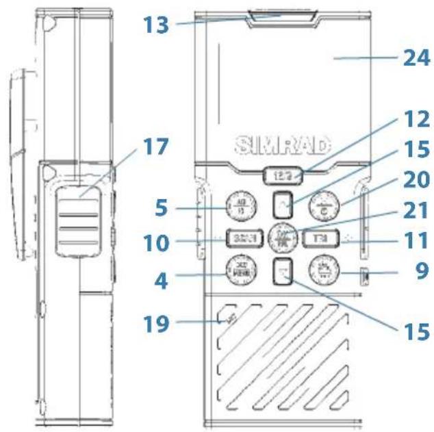 SIMRAD HS40 - Principales fonctions - 3