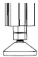 TECHNAXX TX-250 - Réglage de la hauteur des pieds / nivellement - 1