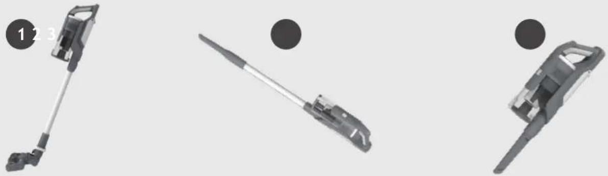 CANDY HF910P 011 - VORBEREITUNG DES STAUBSAUGERS - 9