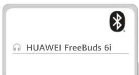 HUAWEI FreeBuds 6i - Μέθοδος 1: Αντιστοίχιση μέσω Bluetooth - 1