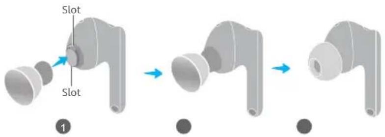 HUAWEI FreeBuds 6i - Changing ear tips - 4