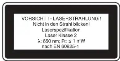 EINHELL TE-SM 10 L - Älä katso säteeseen - 1