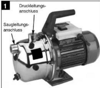 EINHELL Royal GP 3100 Niro - Montage einer Saugleitung - 1