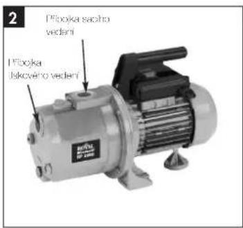 EINHELL Royal GP 2800 - Montáž sacího vedení - 1