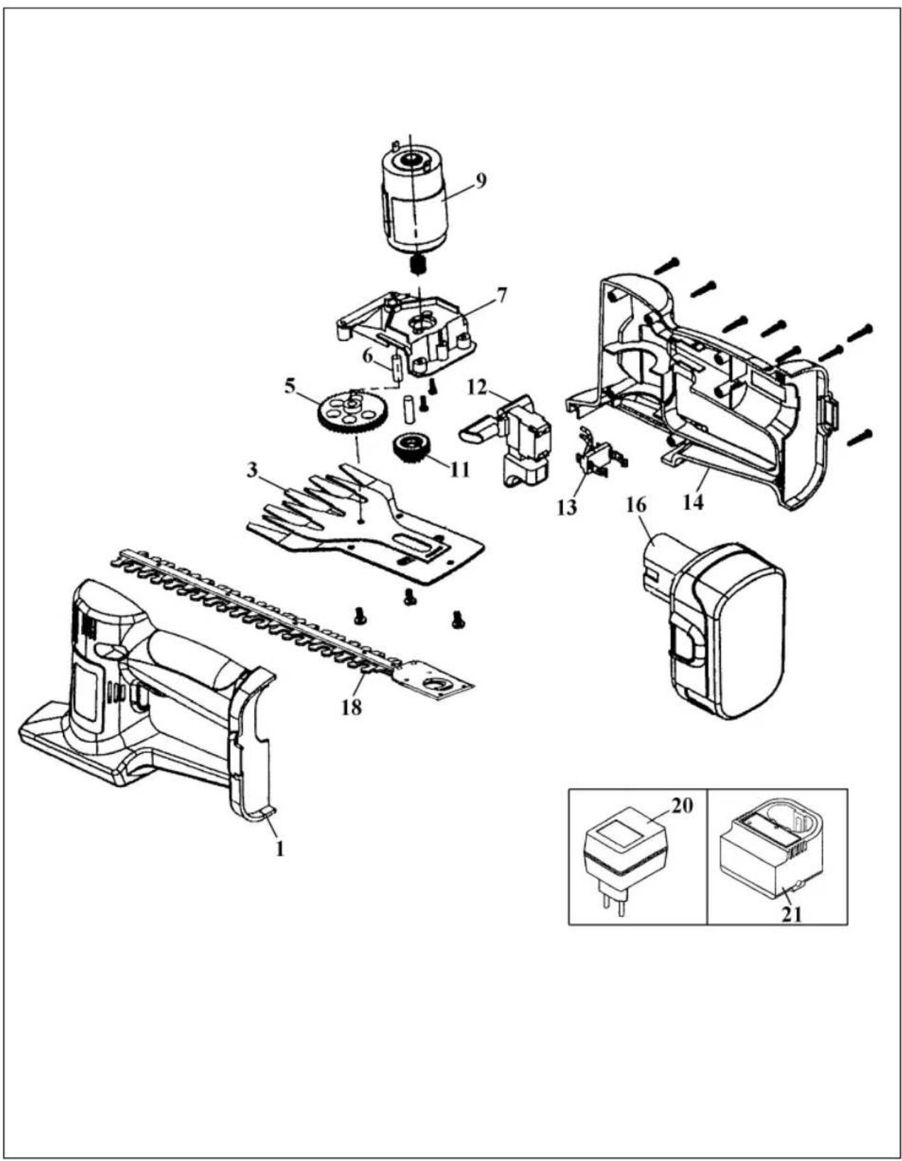 EINHELL AGH 18 - Technische gegevens - 1
