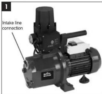 EINHELL Royal HWA 2800 - Fitting the flow switch - 1