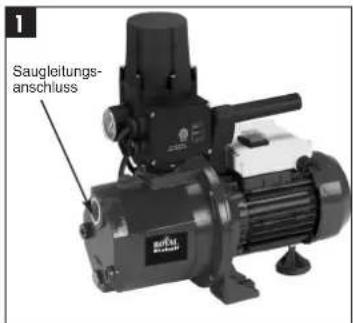EINHELL Royal HWA 2800 - Montage Durchflussschalter - 1