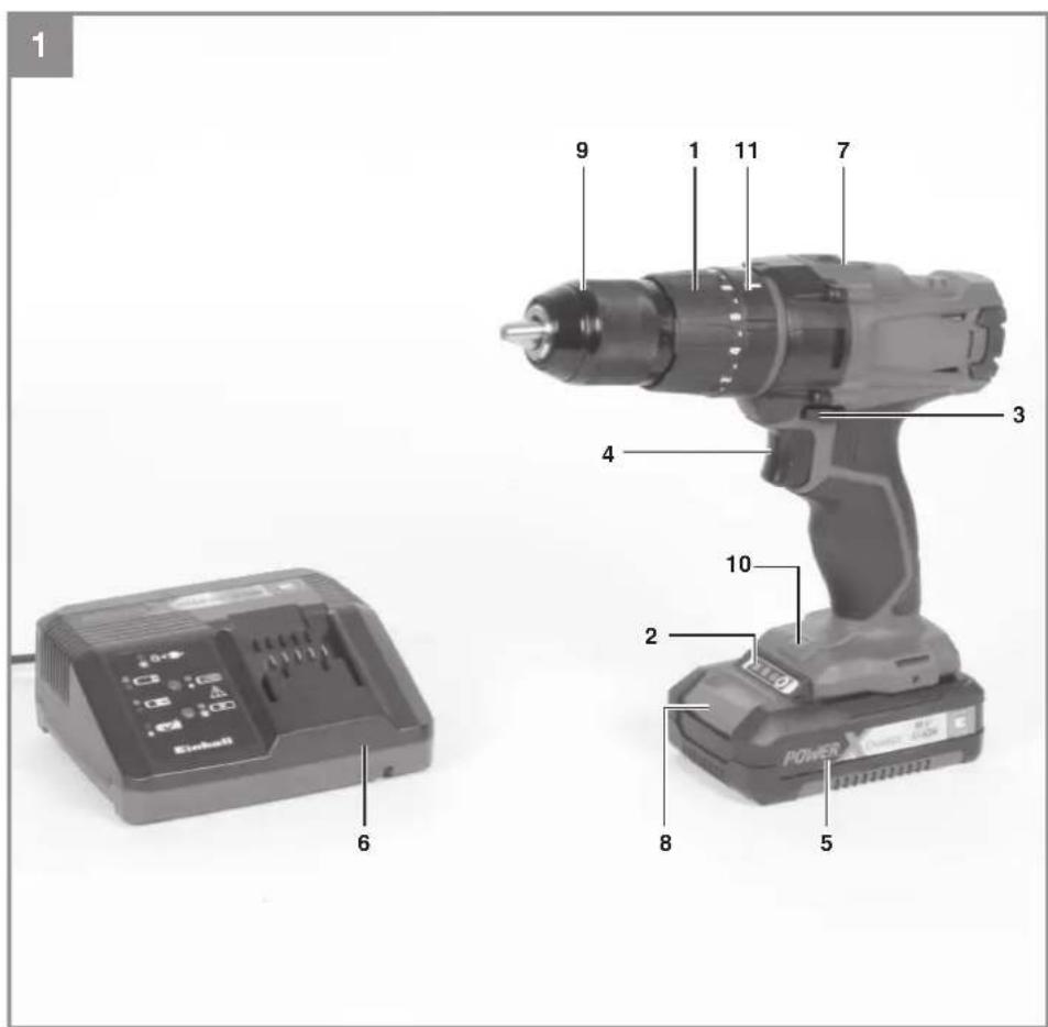 EINHELL TE-CD 18/3 Li-i - 1