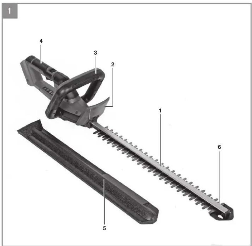 EINHELL GC-CHT 18/45 Li - 1