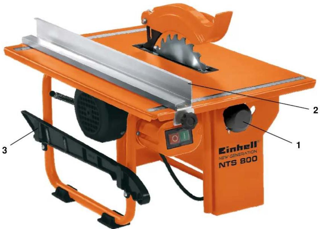 EINHELL NTS 800 - Technical data - 1