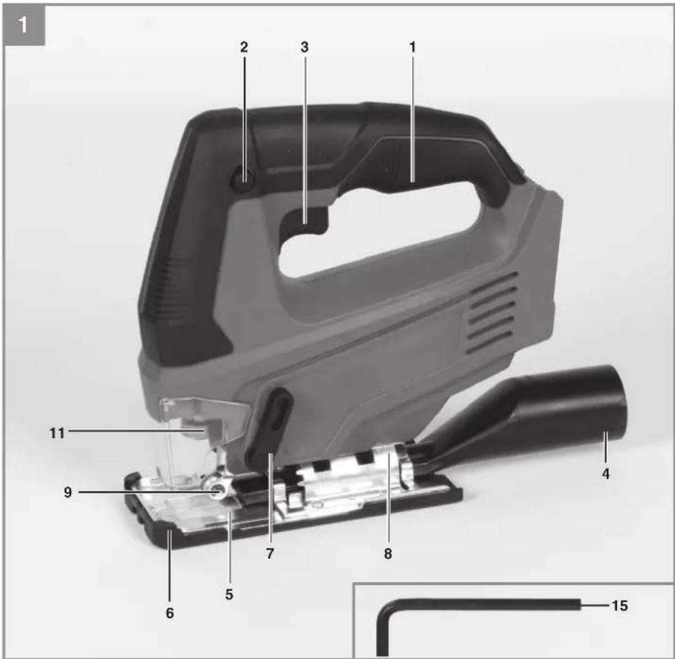 EINHELL TC-JS 18/70 Li - 1
