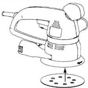 EINHELL EXE 125 - Schleifpapierbefestigung - 1
