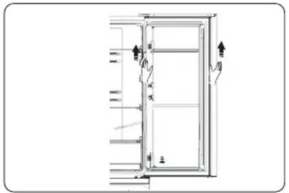 HISENSE RB327N4ADD - Het omkeren van de deur - 12